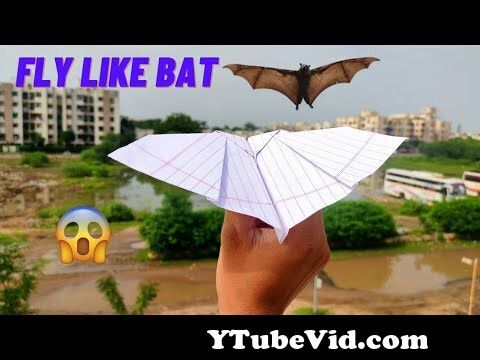 View Full Screen: how to make a paper plane fly like a bat 124 flying paper plane like bat 124 mad times.jpg