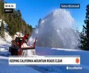 After massive amounts of snow, California&#39;s mountain passes have reopened just in time for the state to get pounded by another storm, with Caltrans crews right back to work.