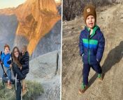 A baby left with a broken neck and paralyzed after being struck by a car has made a miracle recovery through his love of nature, using stunning hikes in the big wide world as a form of physical therapy. Watson Hofer, now aged four, was injured in October 2019, when his family were out on a daily walk and a distracted driver didn’t see the crosswalk lights and collided into the family&#39;s stroller. Watson&#39;s older brother was thrown out, while he was pinned inside – but, fortunately, Watson&#39;s mom, Brighton Peachey, 32, from Maine, is an EMT, and worked on reviving her unresponsive son, who wasn’t breathing, before an ambulance arrived. Watson&#39;s most significant injury was the base of his skull separating from his spine, which, in conjunction with his neck break, caused him to lose sensation and movement in the left side of his body. Over the next few months, the youngster went through many rounds of physical, speech and feeding therapy, with the family celebrating every step of the way: like learning to sit, crawl, walk and talk again. Once Watson was able to take a few steps, therapists suggested taking him for walks in the great outdoors, as being out in nature could counter stress and anxiety. At first, Brighton carried Watson, capturing their hikes on video, before allowing Watson to walk along some stunning trails with her and his dad, Michael. At home, Watson would quickly get bored and frustrated with physical therapy; but being outdoors allowed him to push his body in a natural and interesting environment.